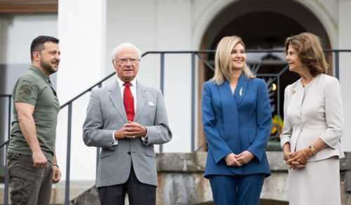 Володимир та Олена Зеленські зустрілися з королем та королевою Швеції | INFBusiness