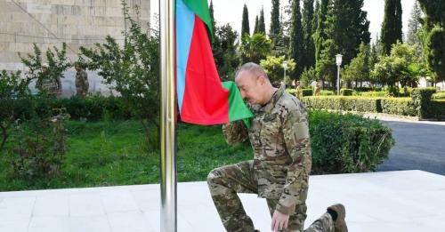 Президент Алієв підняв прапор Азербайджану в Нагірному Карабаху | INFBusiness