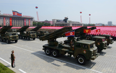 Ракетні установки КНДР під час військового параду в Пхеньяні, 27 липня 2013 р. /Getty Images