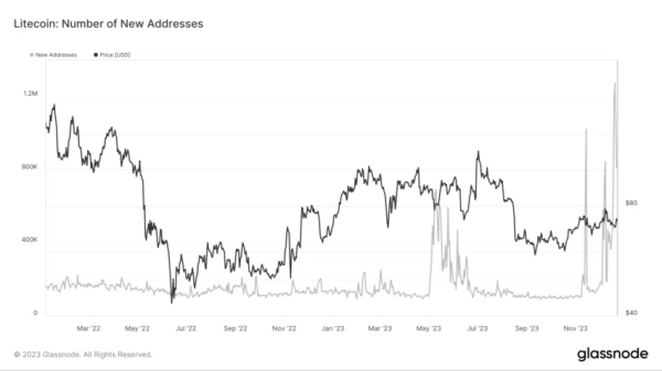 В сети Litecoin зафиксирован всплеск новых адресов | INFBusiness