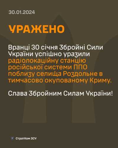 ЗСУ в Криму вразили радіолокаційну станцію російської системи ППО | INFBusiness