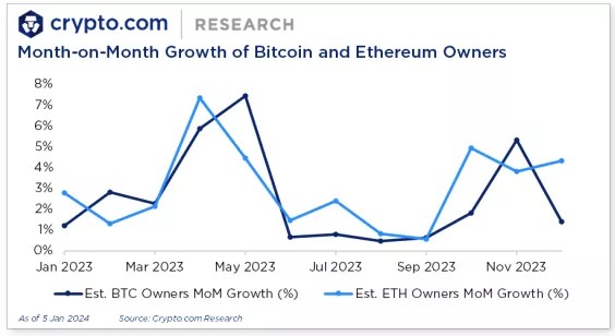 Аналитики подсчитали число криптопользователей на конец 2023 года | INFBusiness