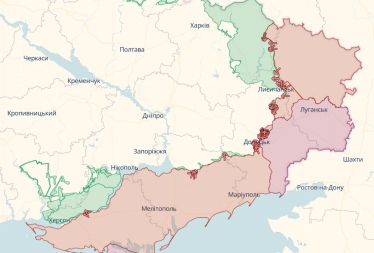Напрямки атак армії Росії, 20 лютого 2024 року /Deep State Map
