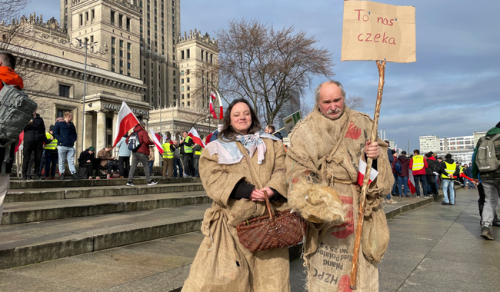 У центрі Варшави фермери вийшли на протест | INFBusiness