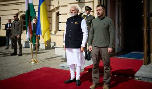 Зеленський зустрівся в Києві з прем'єр-міністром Індії Моді | INFBusiness