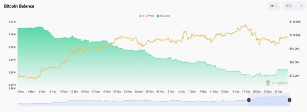 Число биткоинов на балансе Binance упало до годового минимума | INFBusiness