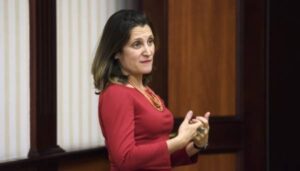 Фріланд йде з посади віцепрем’єрки Канади після конфлікту з Трюдо