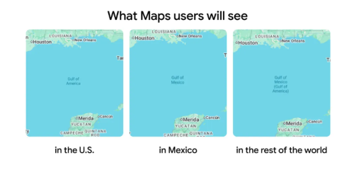 У Google Maps перейменували Мексиканську затоку на Американську через указ Трампа | INFBusiness