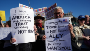 У містах Європи пройшли протести проти політики Трампа