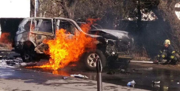 В Одеській області вибухнув автомобіль: соцмережі пишуть про вибух автомобіля співробітника ЦПК (фото)