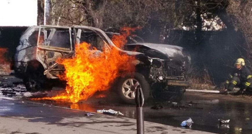 В Одеській області вибухнув автомобіль: соцмережі пишуть про вибух автомобіля співробітника ЦПК (фото)