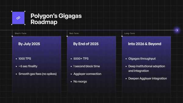 Команда Polygon опублікувала дорожню карту | INFBusiness