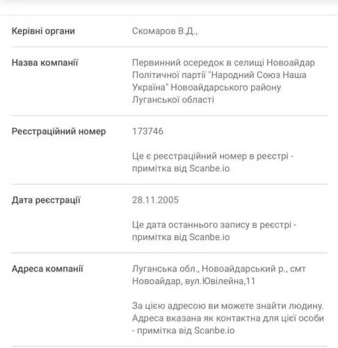 Керівник детективного підрозділу НАБУ та кандидат на посаду директора БЮРО Скомаров приховував російське громадянство свого батька, який має бізнес у ЛНР, – ЗМІ | INFBusiness
