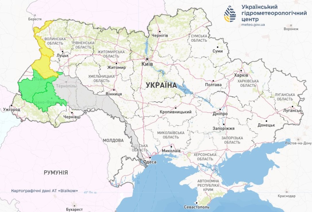 Погода сьогодні: у яких регіонах готуватися до гроз, граду та поривчастого вітру - карти | INFBusiness