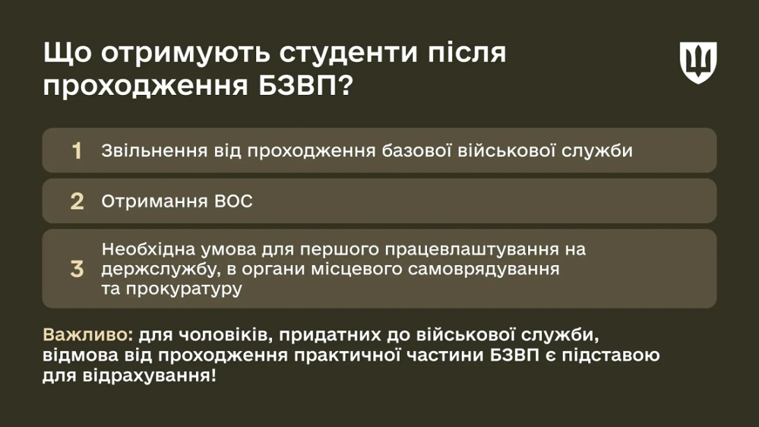 Обов'язкова військова підготовка для студентів: чи буде вона і що вона передбачає? | INFBusiness