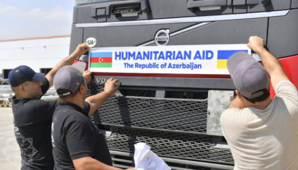 Азербайджан відправив до України чергову партію гуманітарної допомоги з електрообладнанням