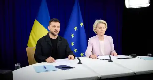 Зеленський дві години консультувався з лідерами ЄС та вирушив до Вашингтона