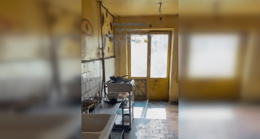 «Як покинуте місце»: студент показав умови в гуртожитку Академії Бойчука в Києві (відео)