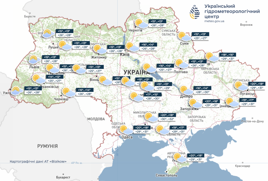 Прогноз погоди: Наталка Діденко розповіла, де цими вихідними йтимуть дощі — карти | INFBusiness