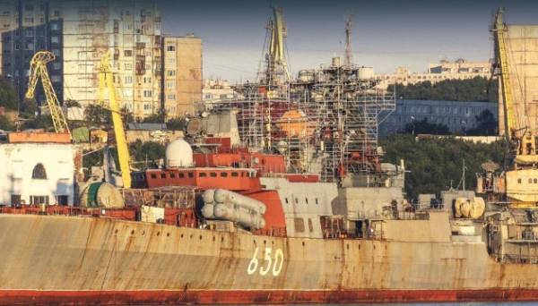 У Російській Федерації модернізація великого протичовнового корабля “Адмірал Чабаненко” під загрозою зриву – ЦПД