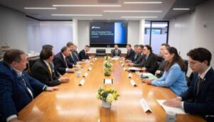 Свириденко та Єрмак зустрілися з керівництвом фондової біржі Nasdaq | INFBusiness