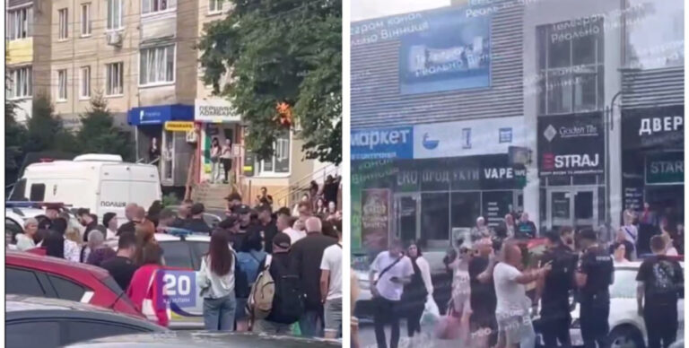 Зіткнення з КЦК та поліцією у Вінниці переросло у масштабний протест: подробиці (відео)