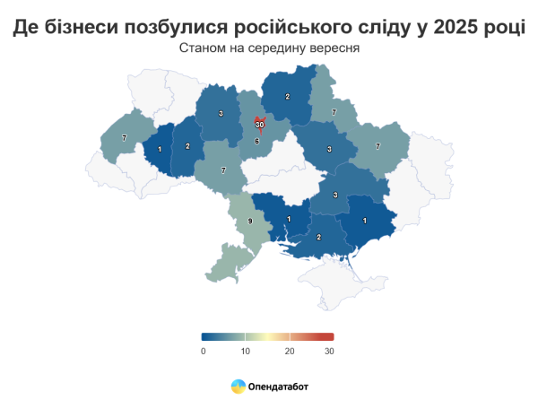 В Україні 91 компанія втратила своїх російських власників цього року - Opendatabot | INFBusiness