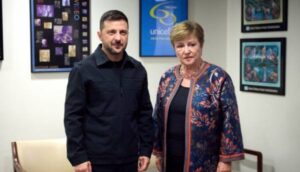 Зеленський та Георгієва обговорили програми підтримки фінансової стабільності України | INFBusiness