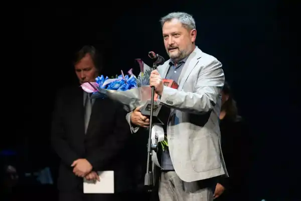 Юлія Пересільд, Євген Миронов, Костянтин Райкін та інші на презентації нового сезону у Театрі Націй | INFBusiness