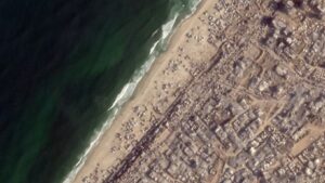 Супутникові знімки показують масову евакуацію з північної частини Гази під час наземного наступу Ізраїлю в місті Газа | INFBusiness