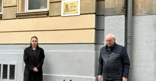 У Львові відкрили меморіальну дошку Андрію Парубію