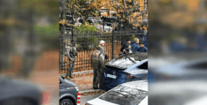 НАБУ затримує біля ОГП в Києві: район заблоковано, — повідомлення з соцмереж (фото) | INFBusiness