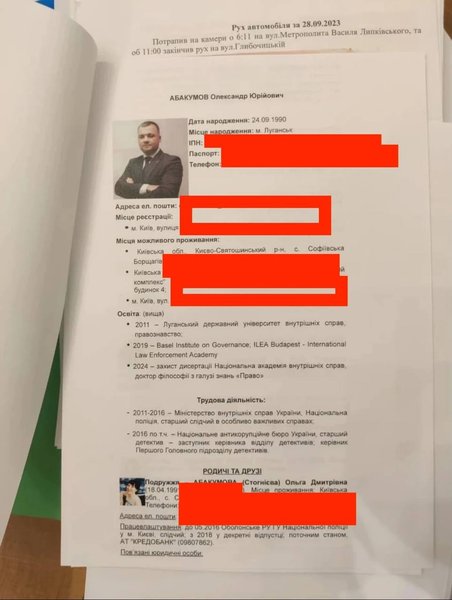 Досье на співробітників НАБУ | Фото: УП Енергоатом: Антикорупційне бюро могло бути під наглядом силовиків, лояльних до ОП - УП. | INFBusiness