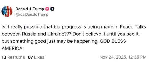 Можливо, наближається позитив, - Трамп виступив з новою промовою про мирні консультації | INFBusiness