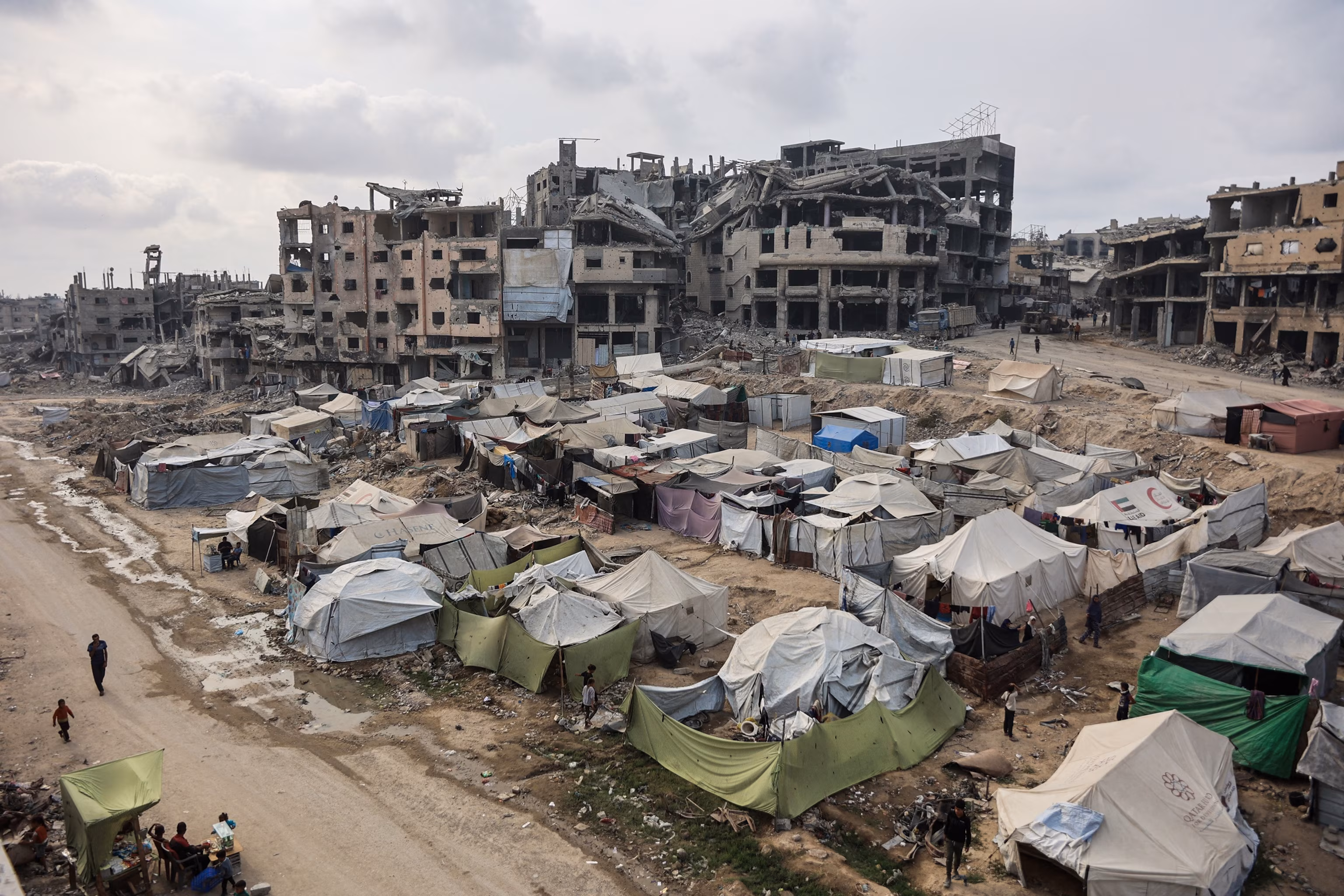 Зі снігом у Газі мешканці хвилюються про житло, їжу та повені. | INFBusiness