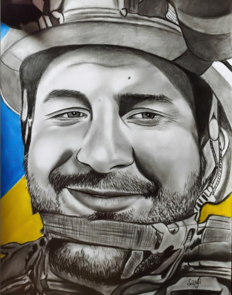 «Портрет сина увійшов до артпроєкту «Наші» Оксани Шабас», - каже мати героя "Син поліг у 800 метрах від мене": розповідь славетного розвідника з Полтавщини | INFBusiness