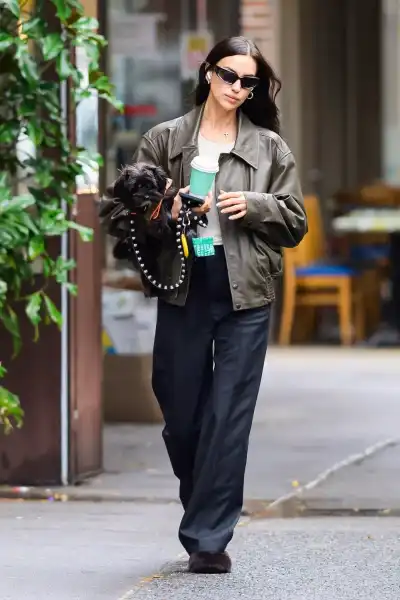 / Папараці Ірина Шейк вигулює собаку у центрі Нью-Йорка | INFBusiness