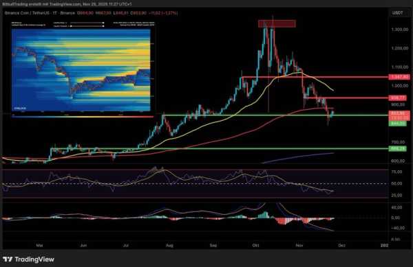 Після зростання біткойна: чи може ціна BNB відновитися зараз? | INFBusiness