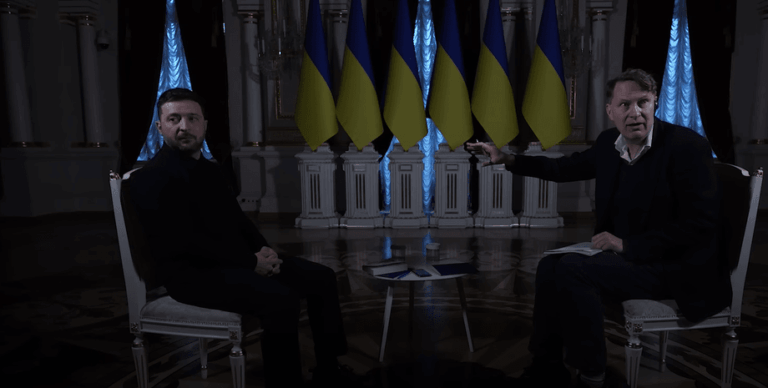 Інтерв’ю Зеленського “The Guardian”: двічі вимикали електрику (відео)
