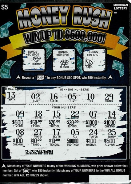 Чоловік з Мічигану виграв півмільйона доларів завдяки лотерейному&hellip;