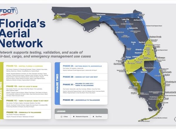 Губернатор Флориди інвестує в повітряні таксі: містами літатимуть авто