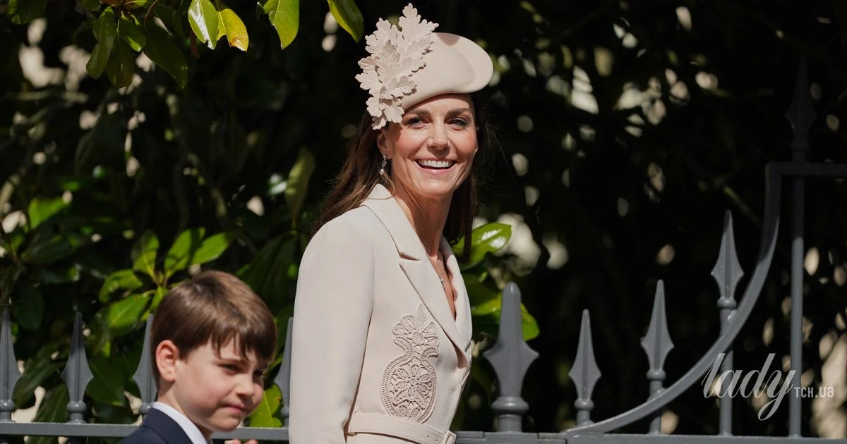 Принцеса Кейт на великодній службі