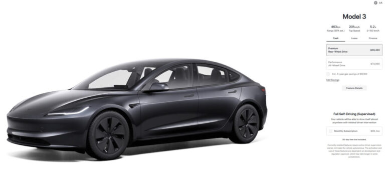 Tesla: цінова прірва між США та Канадою – $37 тисяч проти $29 тисяч 6