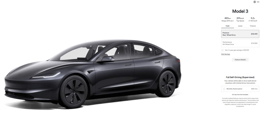 Tesla: цінова прірва між США та Канадою – $37 тисяч проти $29 тисяч 1