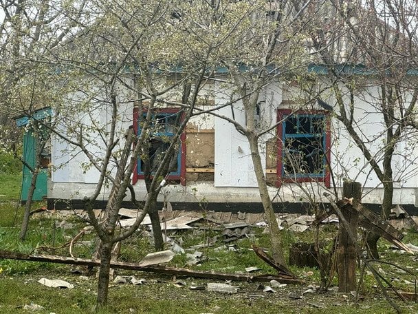 На Черкащині після атаки постраждав дитсадок. / © Голова Черкаської ОВА Ігор Табурець.