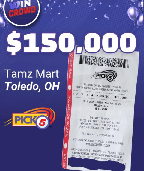Ohio woman wins total $150,000 with three identical lottery tickets