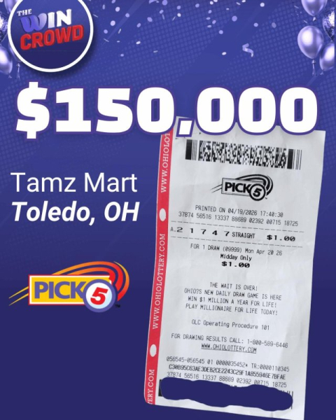 Ohio woman wins total $150,000 with three identical lottery tickets