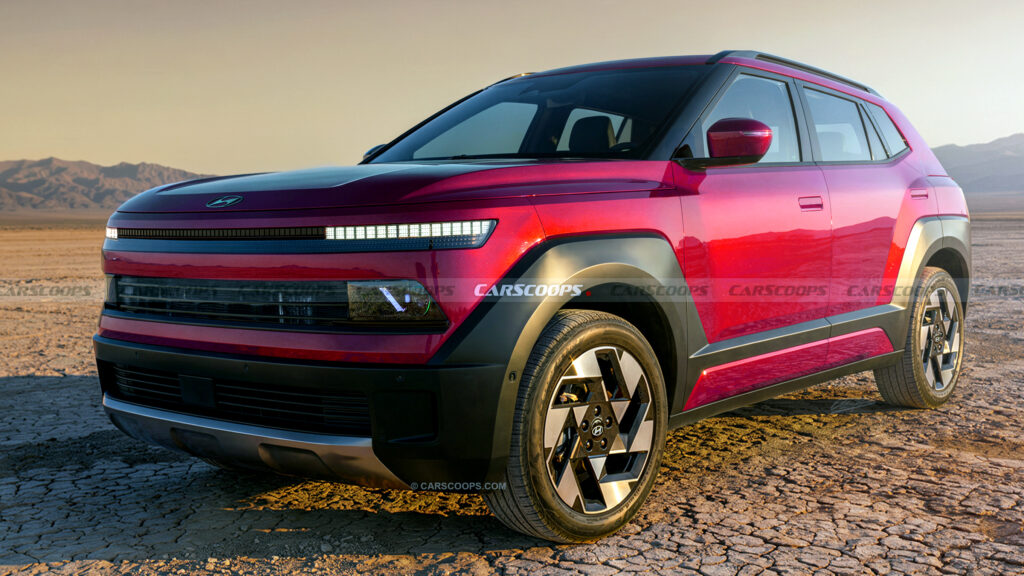 Hyundai Kona 2027: від пікселів до квадрату - кардинальна зміна дизайну 1