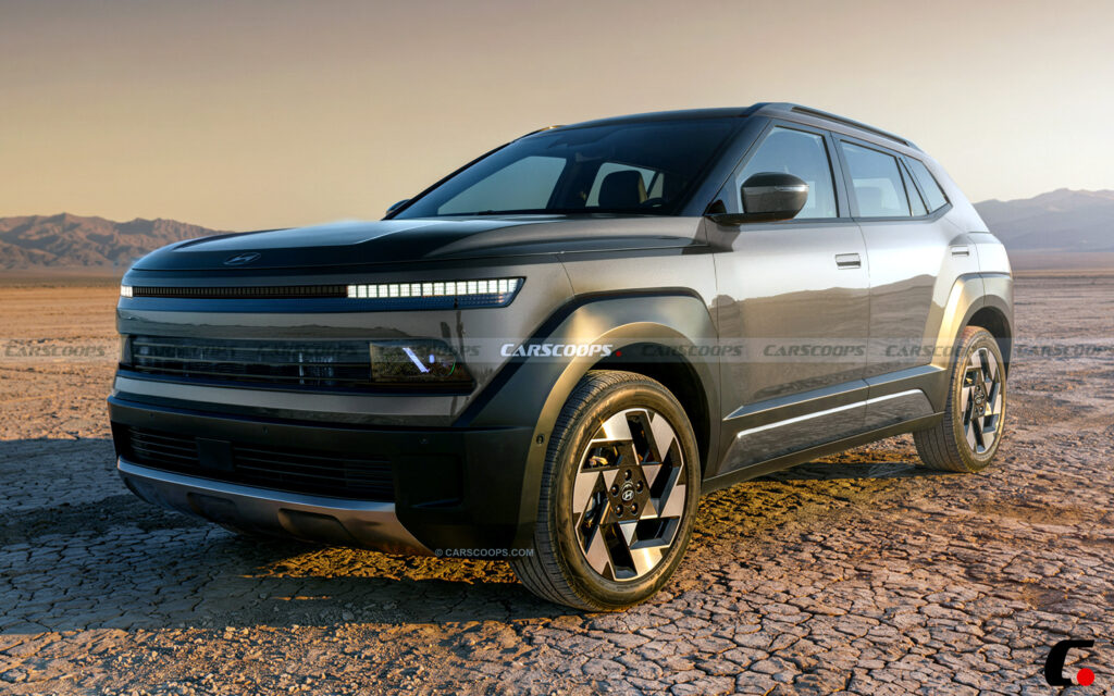 Hyundai Kona 2027: від пікселів до квадрату - кардинальна зміна дизайну 4