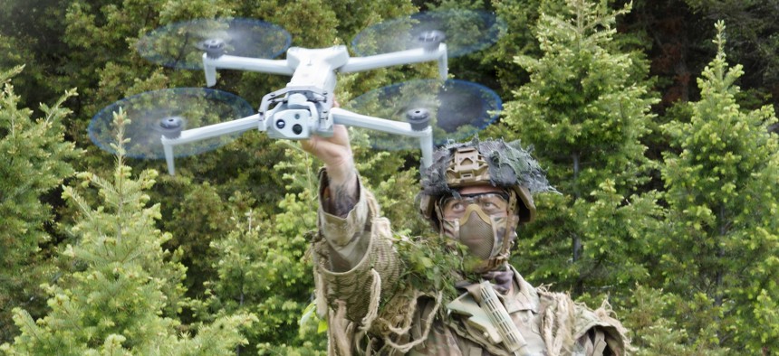 Could the Army’s light squad vehicle power battlefield drones?